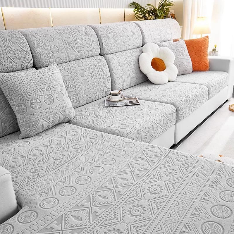 Pokrowiec na sofę odporny na zarysowania All-Inclusive Uniwersalny pokrowiec Cztery pory roku Uniwersalna poduszka na sofę antypoślizgowa bez mierzenia Elastyczna sofa...