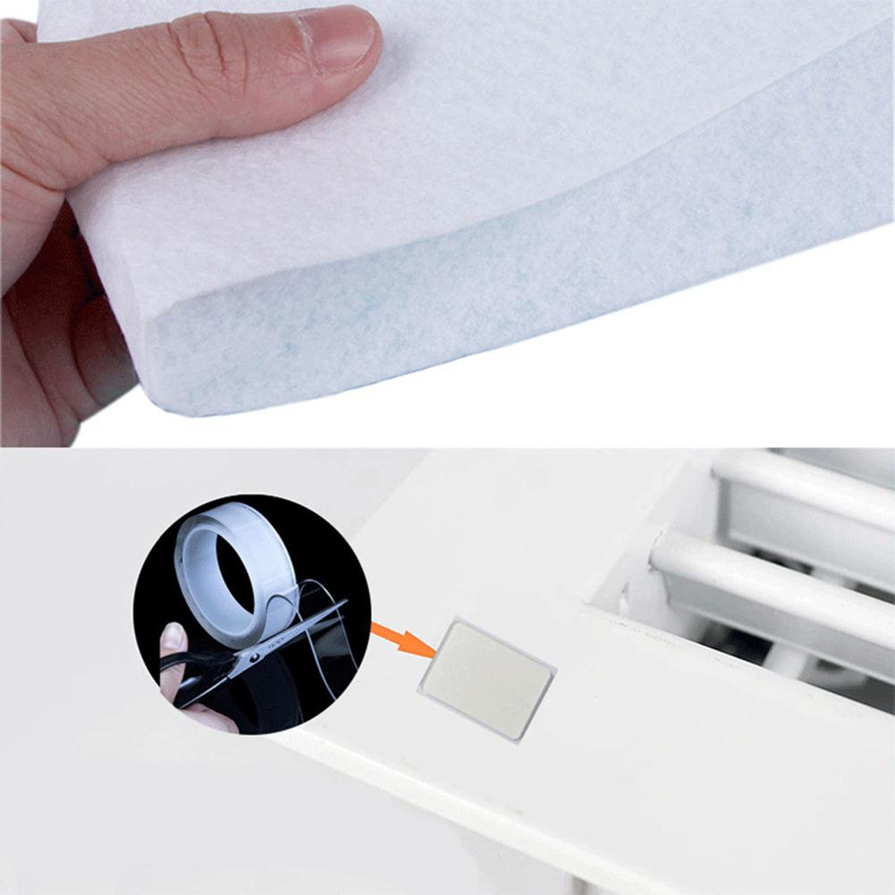 Electrostatic Filtration Air Conditioning Filter Customizable Filter Size Double-sided Tape Included Compatible With All Vents