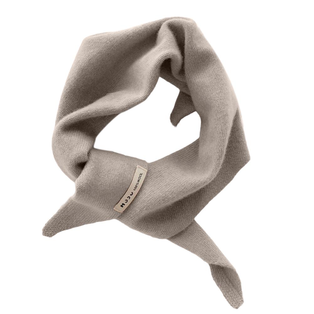 Wolle Dreieckstuch für Damen Britischer Strickpullover Schal Weich Warm Downtown Girl Schal Kleidung Dekorative Stola Accessoires