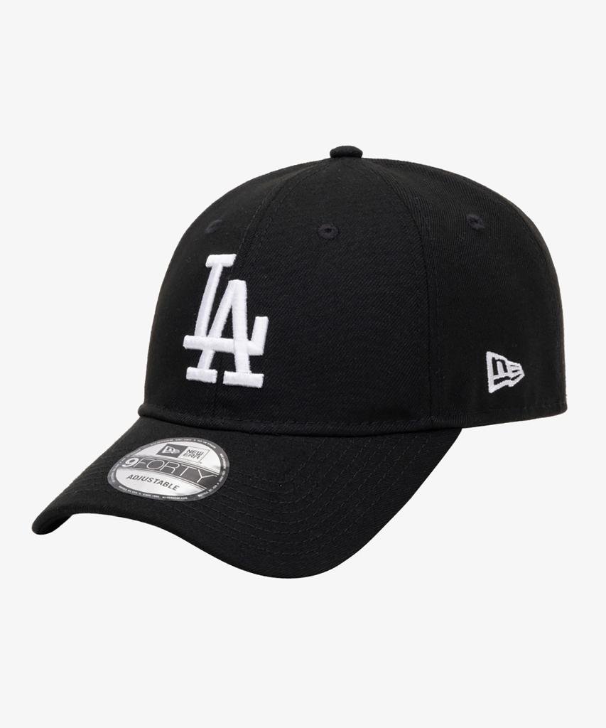 NEW ERA Mlb Basic La Dodgers Unstructured Ball Cap White On Black