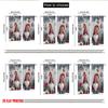 2pcs 2D flat printing High-Quality Christmas Curtains Christmas Gnomes Snow Scene Digital Printed Polyester Drapes Spring Use