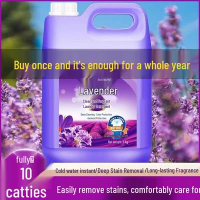 Long-Lasting Fragrance Laundry Detergent: Powerful Stain Remover, Extra Fragrant, Large 10 Jin Bottle for Scented Clothes