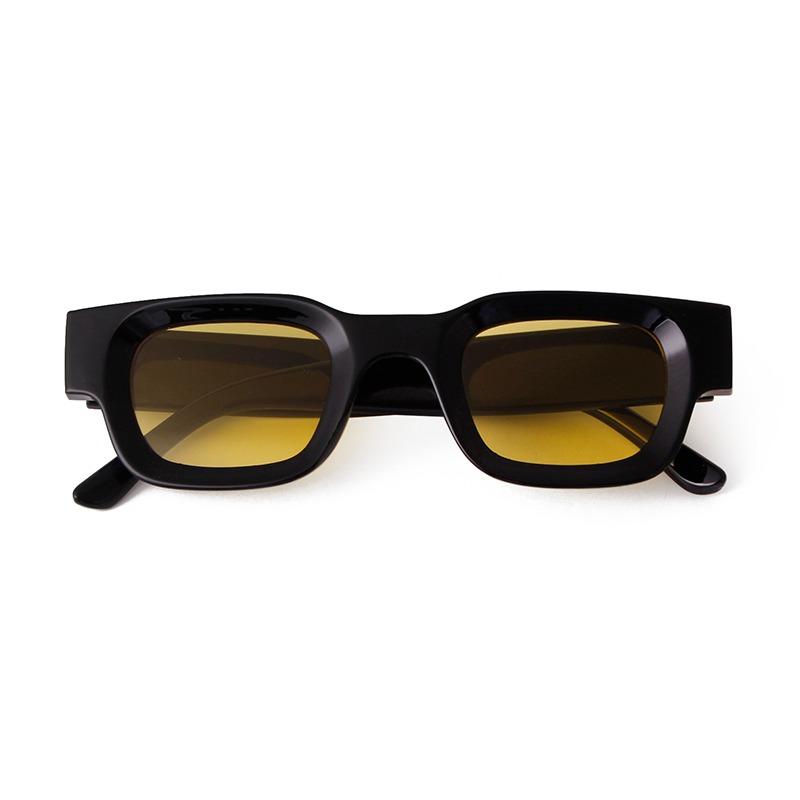 Fashion Small Square Sunglasses for Women Men Retro Trendy Blue Yellow Lens Concave Sun Glasses UV400 Lentes  Mujer S3639N