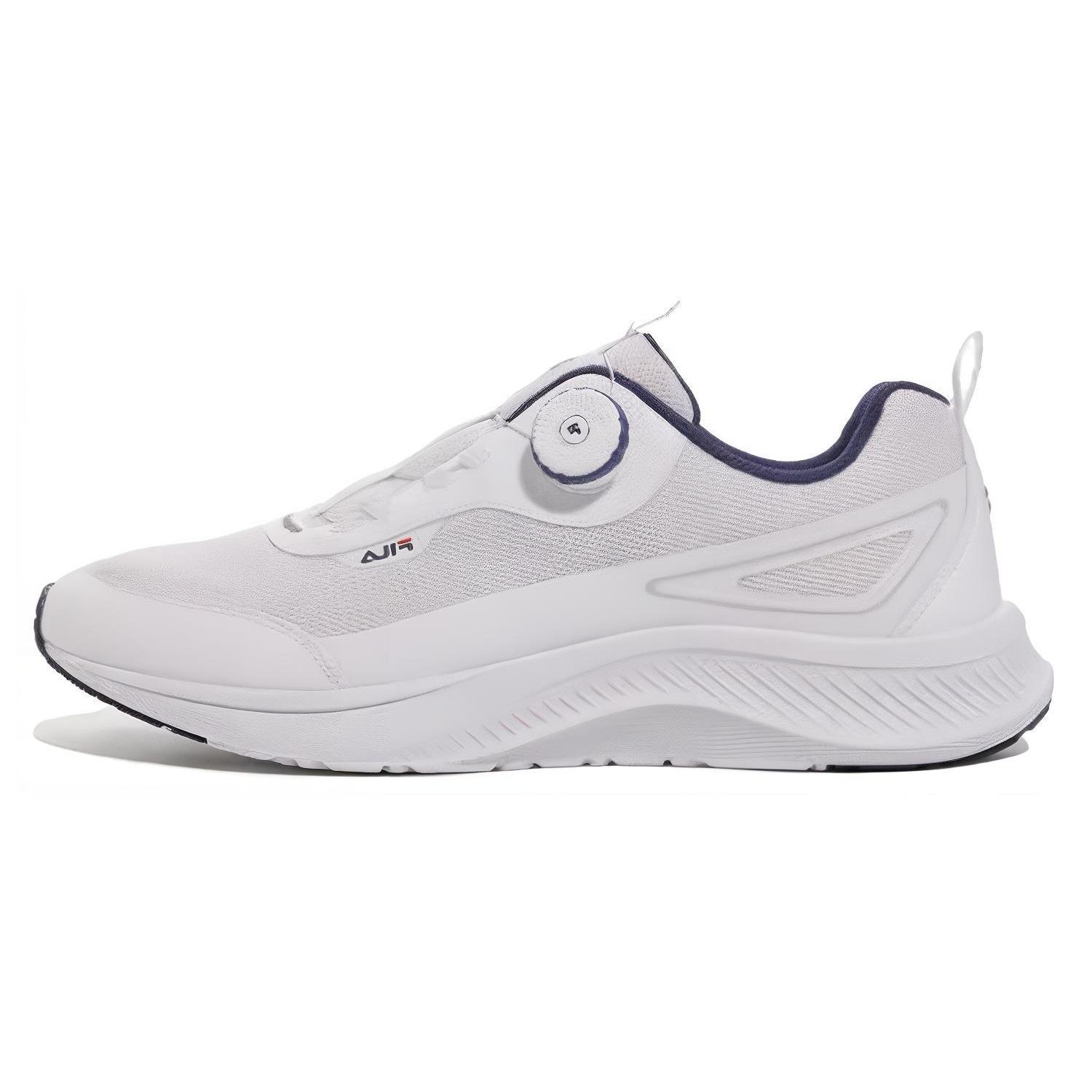 FILA Abrasion Resistant Breathable Low top Running Shoes Unisex White 1RM02808G100 270