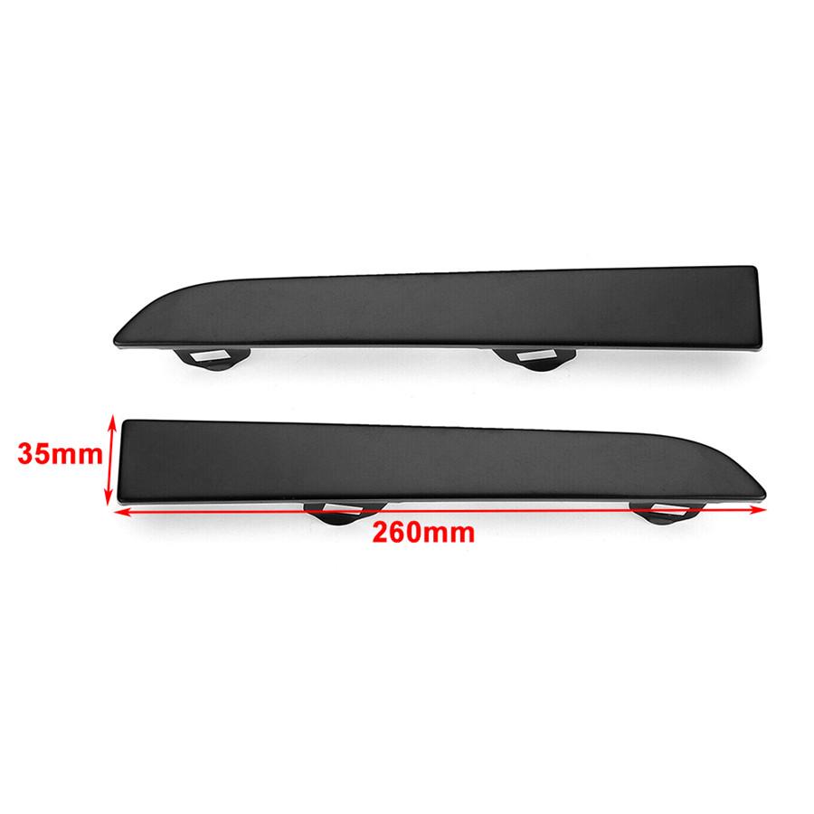 Pair Front Bupmer Headlight Filler Trim Panels For Toyota Tacoma 2001-2004