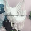 ZISIZ Tasseled Canvas Hammock Chair