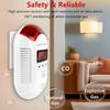 Compact Plug-in Carbon Monoxide & Gas Alarm Detector for Travel