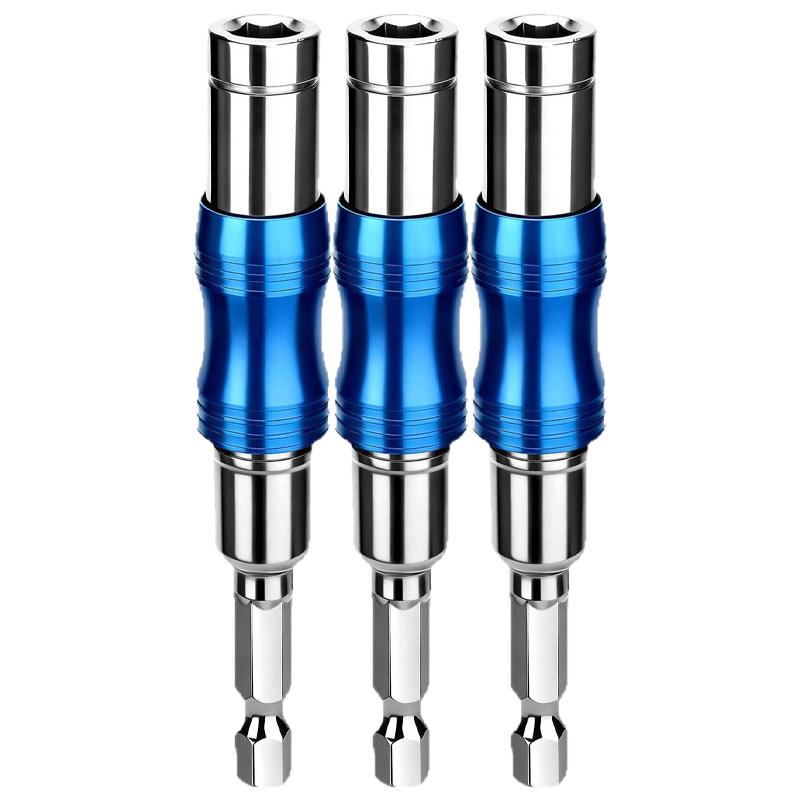 Magnetic Swiveling Drill Bit Holder Hexagonal Drive Guide Screw Extension Rod Drill Tip Power Handle Quick Rod Release Tools