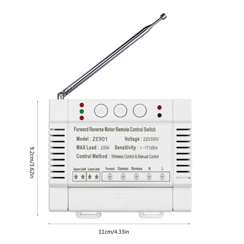 315/433mhz Wireless Pump/Motor Remote Control Switching 220V-380V Receiver Transmitters for Lights/Water Pump/Motor
