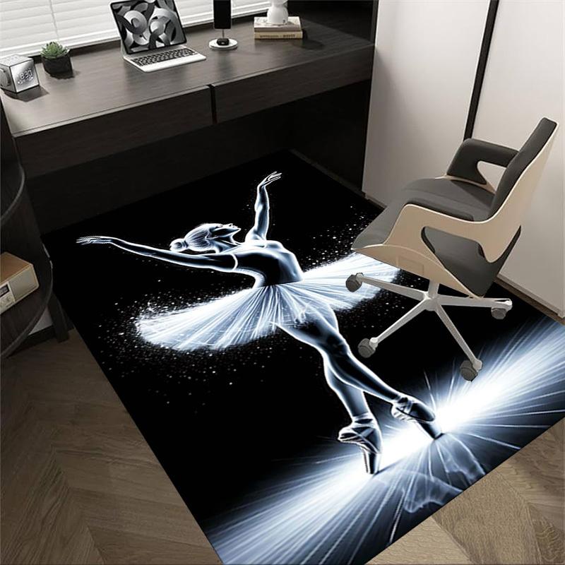 1PC ballerina dance Extra Large Non Slip Floor carpet, Office, family, bedroom, Studio   Large Area Rug Indoor Rugs, , Vibrant Colors