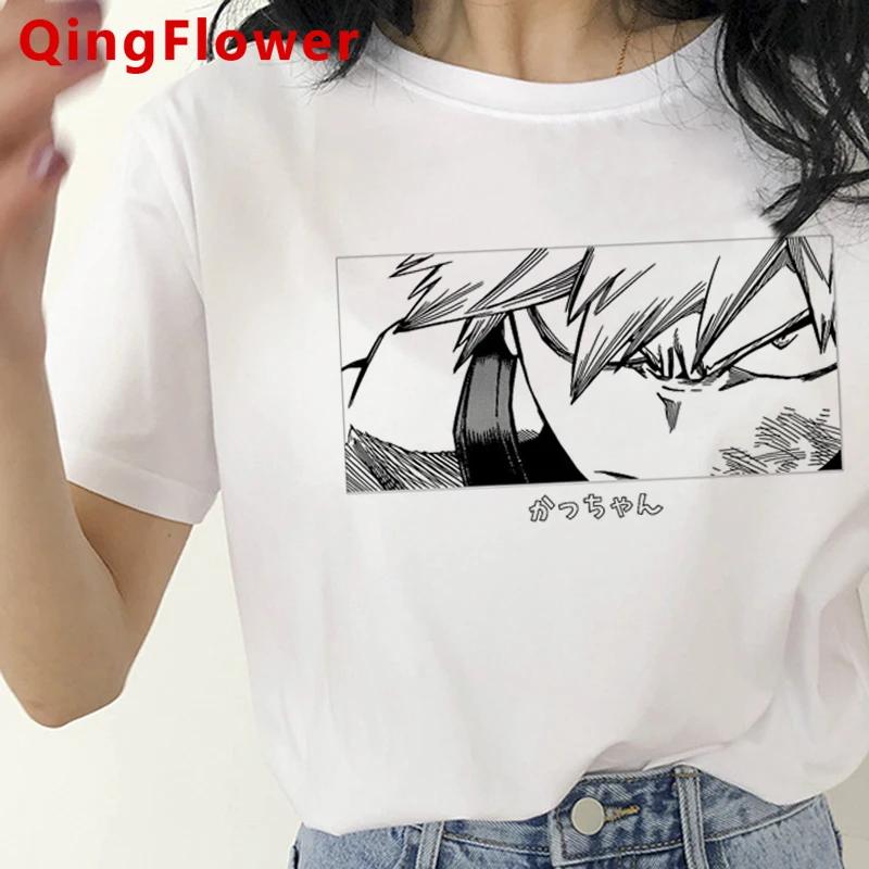 My Hero Academia Bakugou Boku No Hero Academia T-shirt Unisex  White T Shirt 2021 Graphic Tees Unisex Tshirt Kawaii