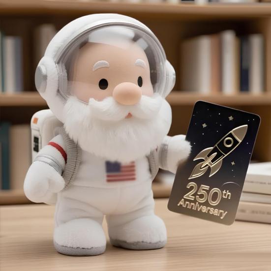 America 250th Anniversary Gnome Ornament Mini Design Portable Decorative Gnome Sculpture with Even Color