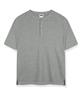 Beijiglabel Raon Waffle Henley Neck Short-Sleeve T-Shirt 3 Colors [Blsr_0001]