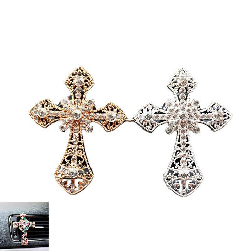 Cross-border E-commerce Exclusive Car Air Conditioner Vent Perfume Aromatherapy Clip For Car Vent Decoration Diamond Alloy Material