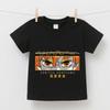 Demon Slayer Zenitsu Anime Print Kids Cotton T Shirt Boys Girls Short Sleeve Clothes Summer Casual Comfortable Top