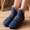 Indoor Winter Slippers Socks Warm Men Women Socks Home Bedroom Sleeping Socks Plus Fleece Carpet Sock Non-slip Knitted Yoga Sock