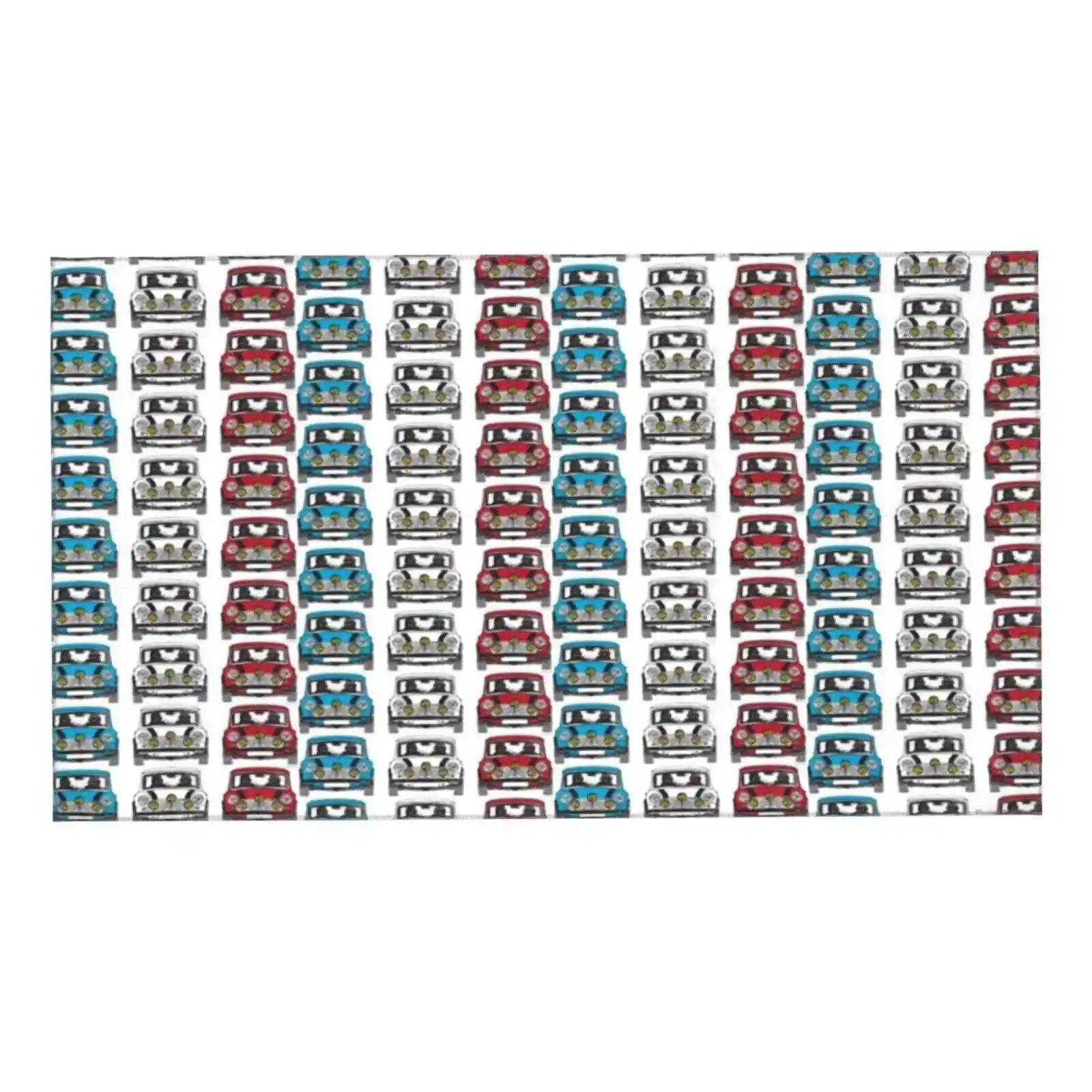 

автомобилей: Cool Britannia - Mini Rally Cars Большое банное полотенце Пляжное полотенце Солнцезащитное одеяло Italian Job Mini Min Car Mini Cooper 40x70cm 16x27.5inch