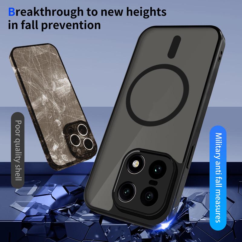 Magnetic Matte Skin-Feel Case for OnePlus 15/Nord 5, Semi-Transparent 13R/13T