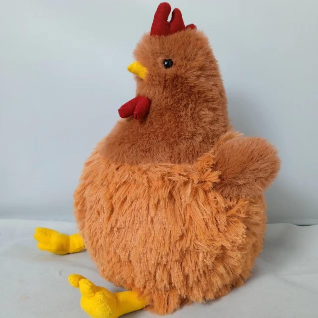 Latest Simulation Chicken Plush Toy Rooster Rooster Doll Childrens Birthday Gift