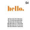 Children's Room Wall Doors Windows Wall Decoration Hello Letters Wallpaper Decoration Stickers Waterproof Living Room Home Decor