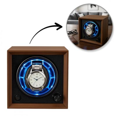 Automatic Watch Winder Box Case Wood Organizer Silent