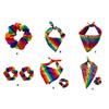 Rainbow Hair Rings Adjustable Headband Durability Hair Loop Versatiles Hairband for Various Occasions
