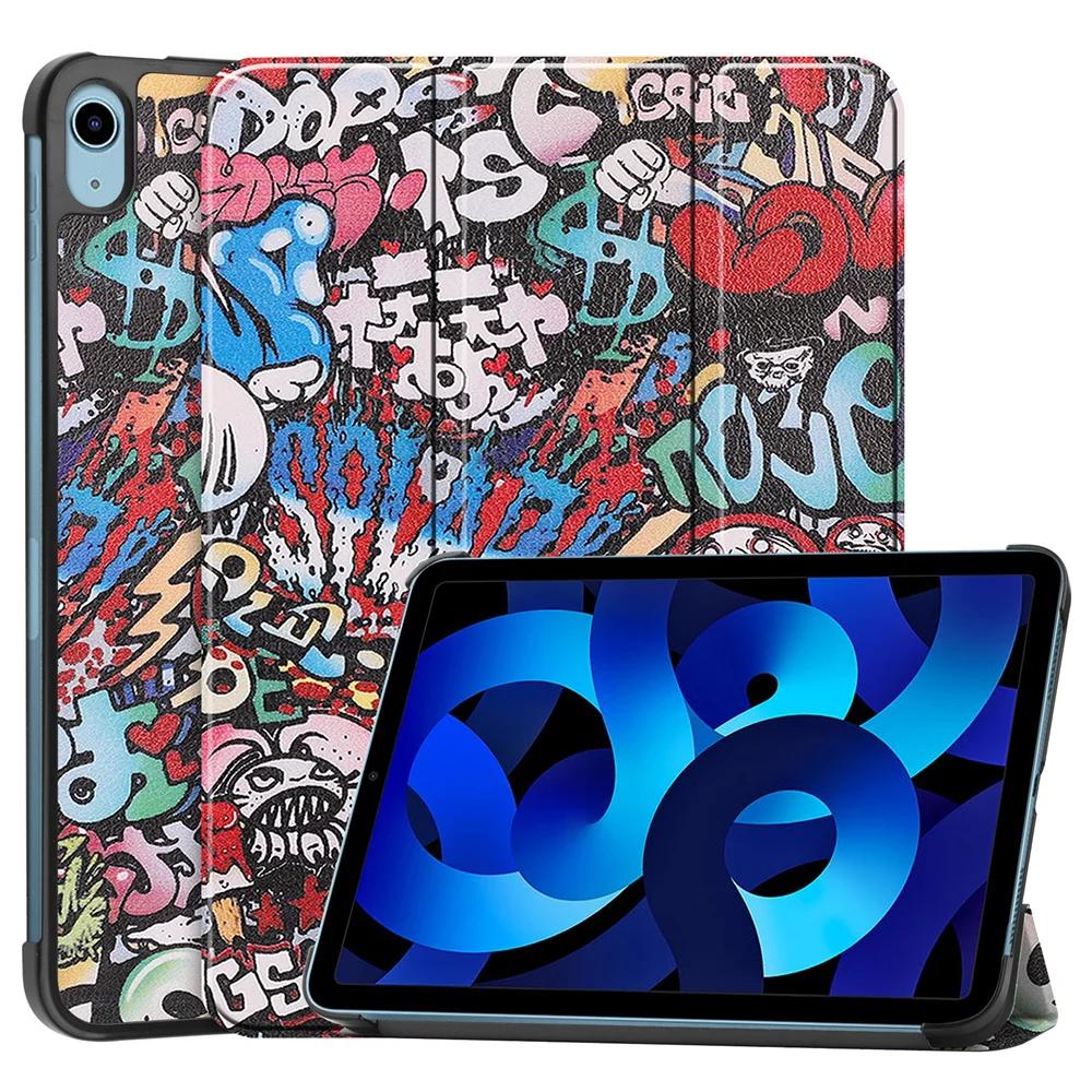 Case For Apple iPad 10th 2022 10.9 Inch PU Flip Stand Cover For Apple iPad 10th 2022 10.9 Inch Tablet Case Funda