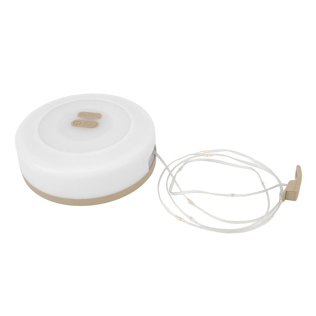 Camping String Lights USB Rechargeable Outdoor String Lights for Camping Yard Hiking Regular Version 10 Meter Warm