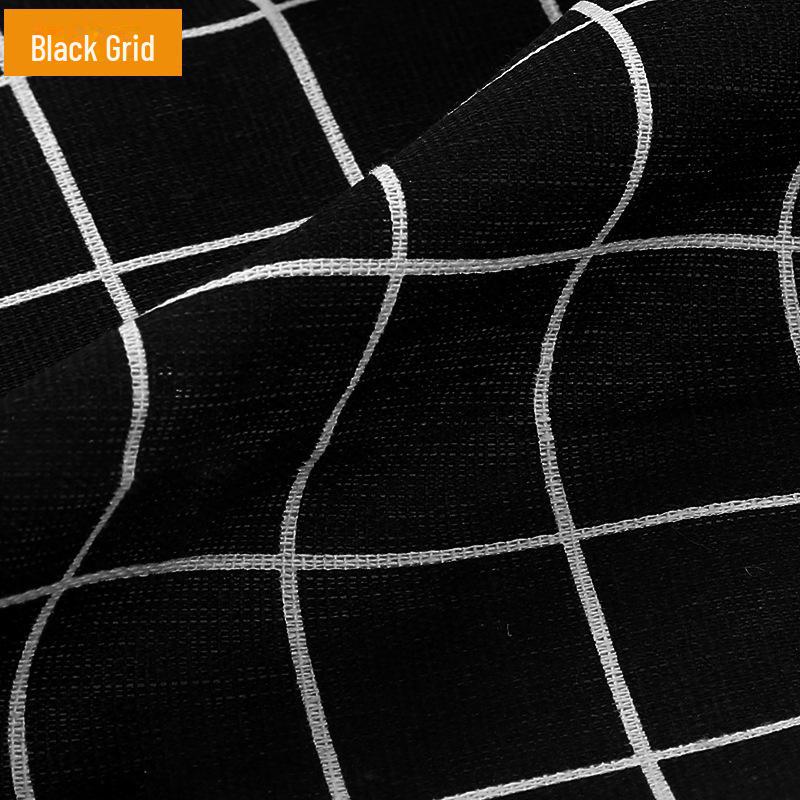 Floral Plaid Cotton-Linen Fabric for Tablecloths, Curtains, Sofas, and DIY Projects