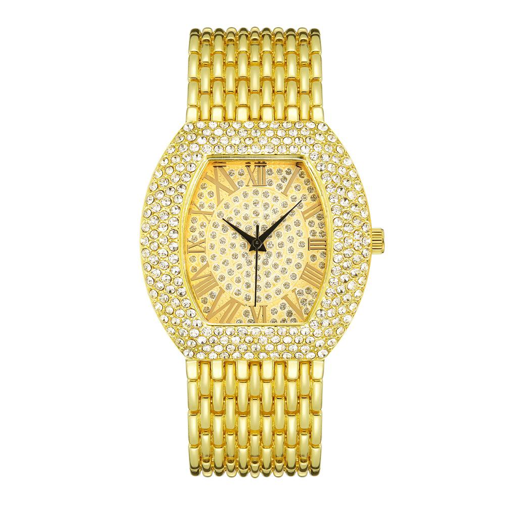 Luxury Rhinestone Women s Roman Numeral Quartz Watch
