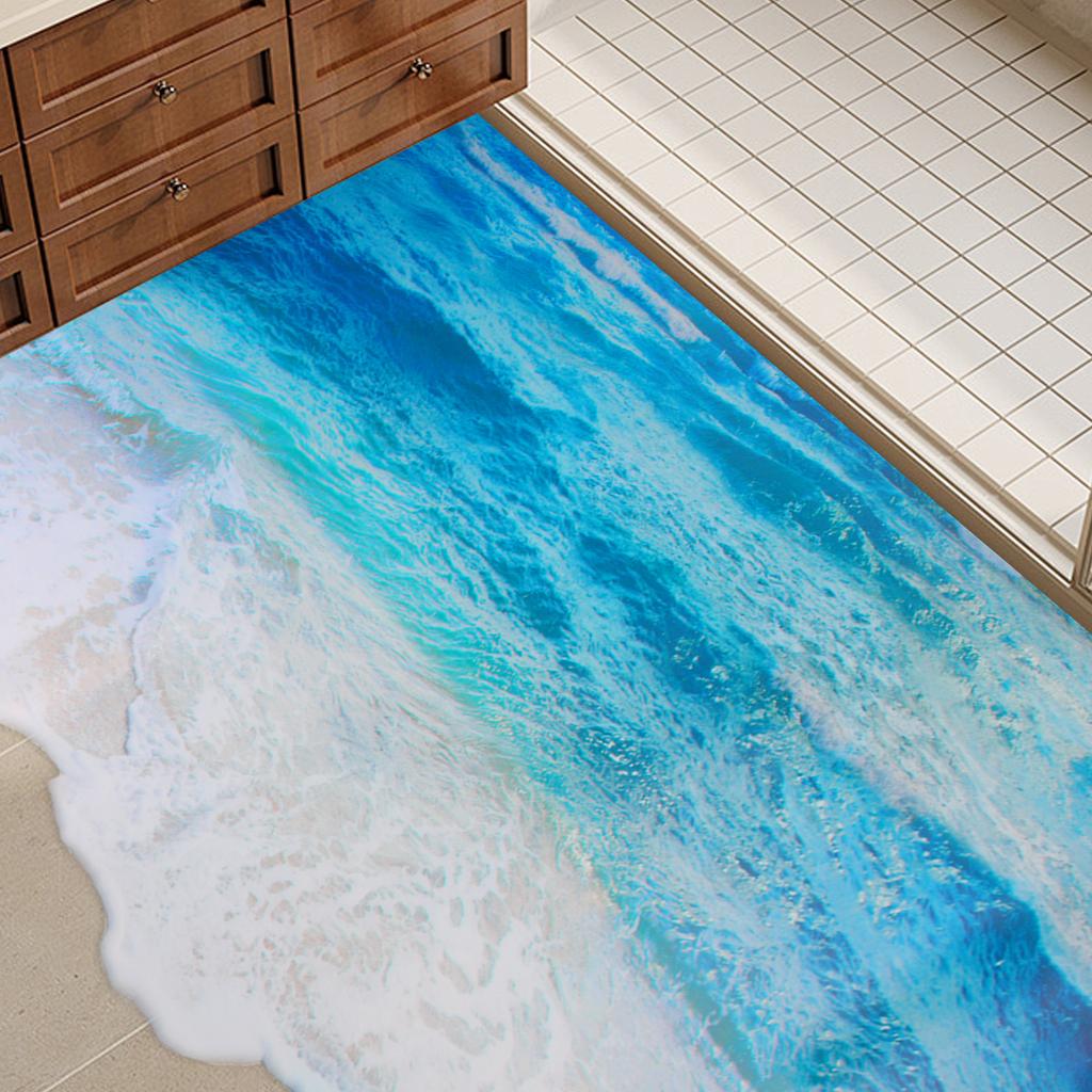 Wall Decoration Floor Stickers 86x53cm/33.86x22.83\" Easy To Apply PVC For House Bathroom Office Kitchen Decor