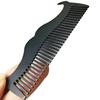 Goat Mustache Shape Stainless Steel Beard Comb Men Grooming Shaping Styling Tool