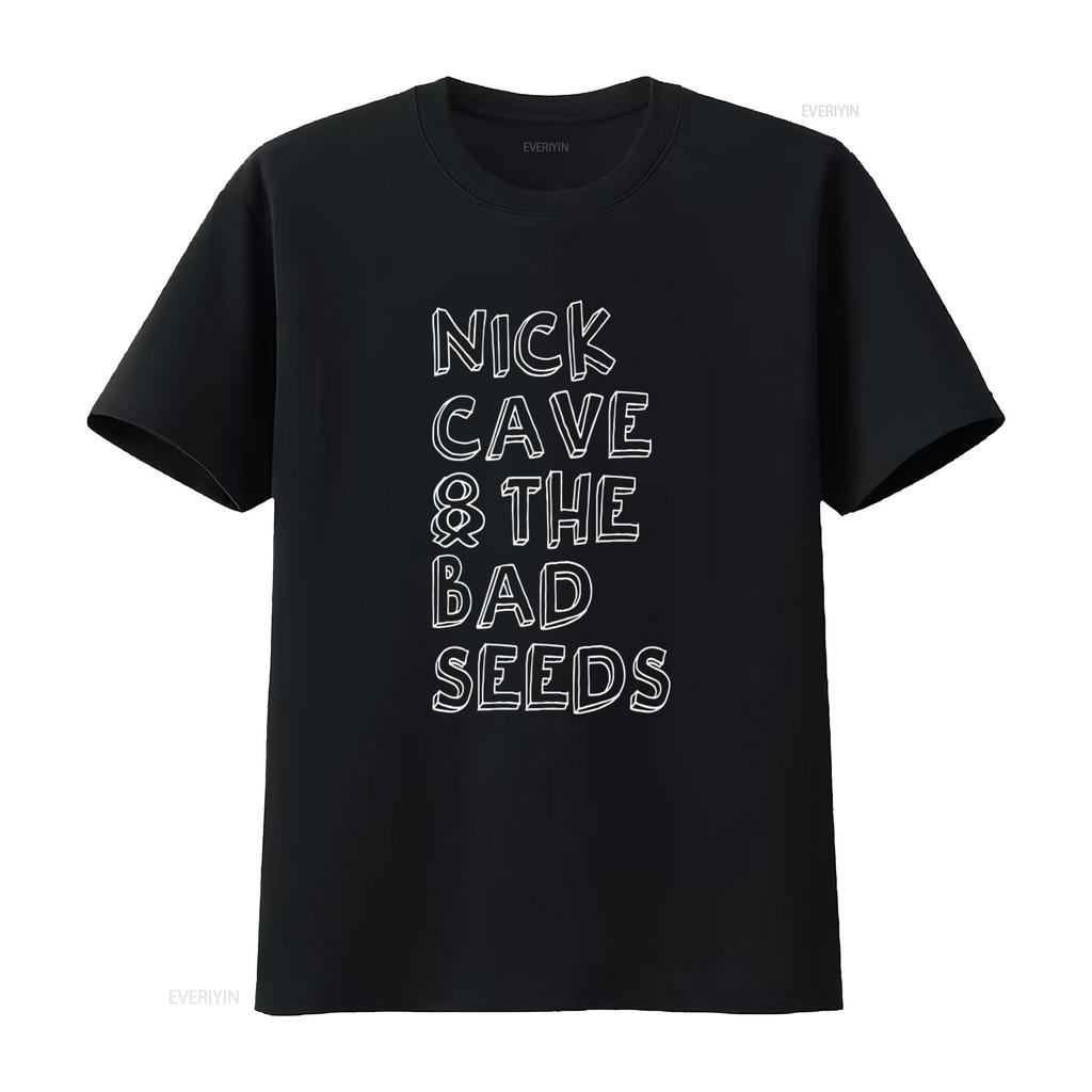 2017 Depop Nick Cave and the Bad Seeds Black Mens T Shirt All Sizes Available Vintage Washed Stylish Fashion Versatile