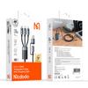 MCDODO CA-7260 1.2m USB A + USB C to USB C + Lightning + Micro Fast Charging Cable with Indicator Light