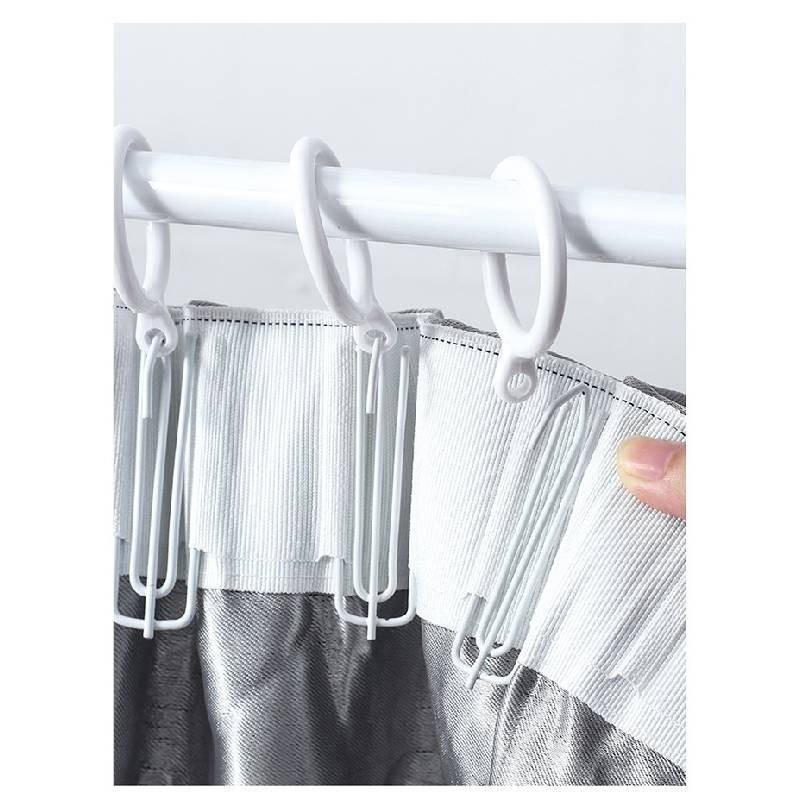 Hooks Curtain Shower Pp Material Gourdshaped Curtain Rings For Decor Bathroom