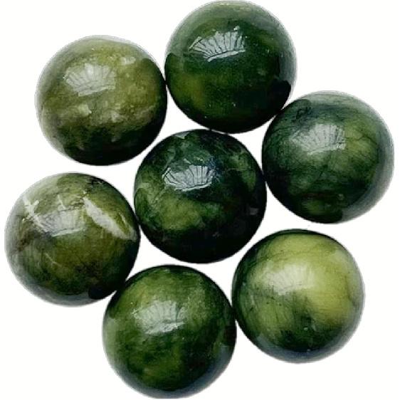 7 Chakras Color Crystal Sphere Ball,Feng Shui Chakra Aura Home Desk Decor Decorative Collection,20mm&15mm