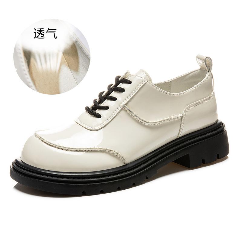 Leather Loafers Women's 2025 Spring New Women's Xiaoxiangfeng Single Shoes Women's Casual Commuting Mary Jane Shoes Women's Shoes