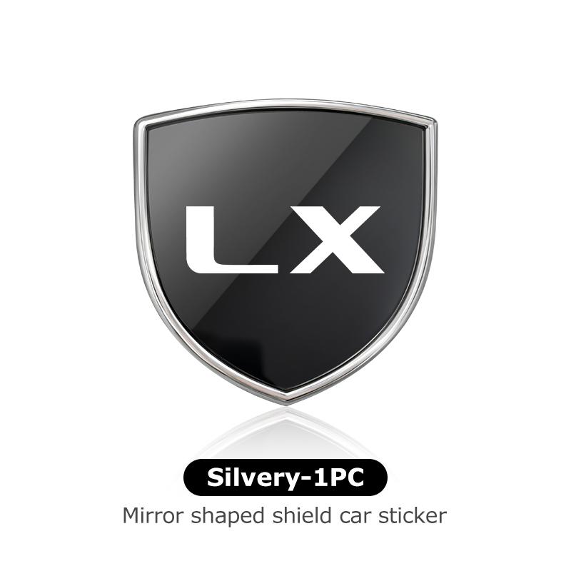 YOM1 3D Metal Car Styling Shield Stickers Trunk Exterior Accessories For Lexus RX350 IS250 IS200 GS300 LX570 RC350 UX250h ES350