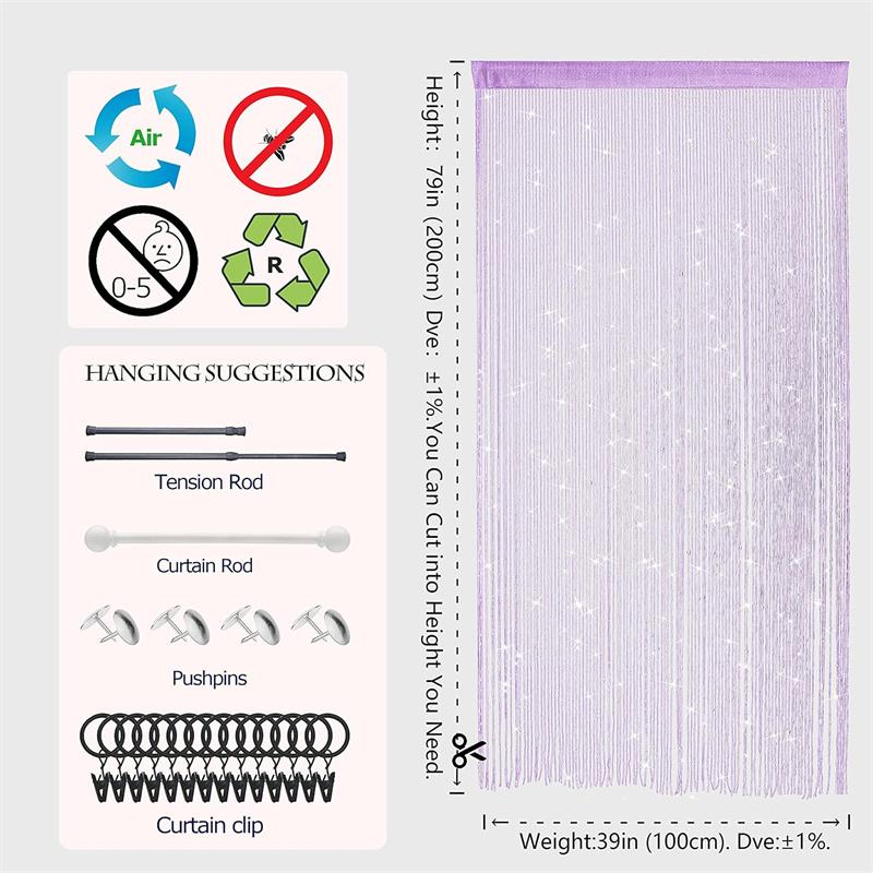 Curtain Handmade Boho Curtains for Bedroom Living Room Woven Wall Hanging Bohemian Decor for Window Doorway Closet Wedding Backdrop