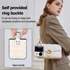 For Vivo X Flip Fashion Ultra-Thin Cover Leopard Print Leather Case For VIVO X Flip Ring Holder Rhombic Back Coque