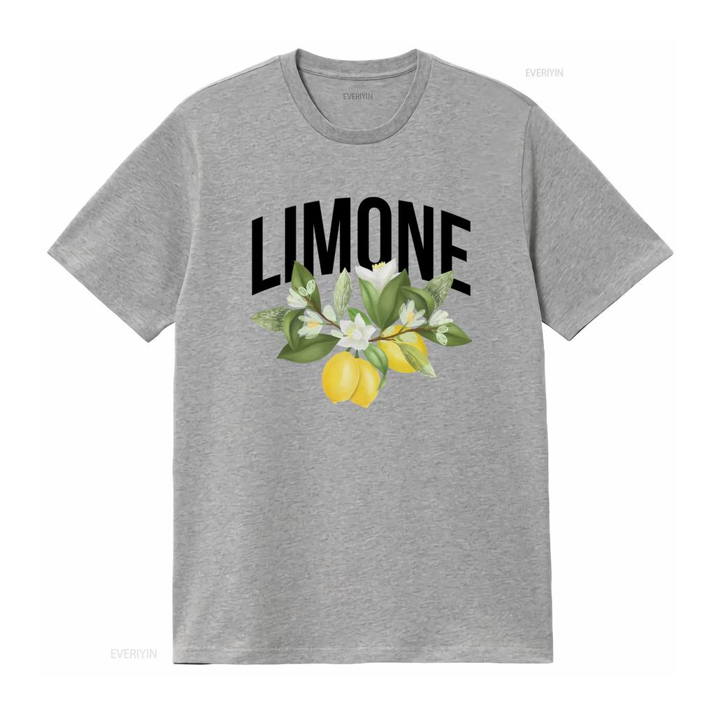 Limone Amalfi Coast Italy Vacation Travel Vintage T Shirt Vintage Washed Unisex Breathable Streetwear Casual Slightly Graphic
