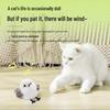 Plush Electric Flapping Bird Cat Toy with Sound and Automatic Motion
