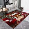 1pc Merry Christmas Carpet with Festive Design Mat for Living Room Entrance LeIndoor Mat Festive Room Christmas Home Decoration