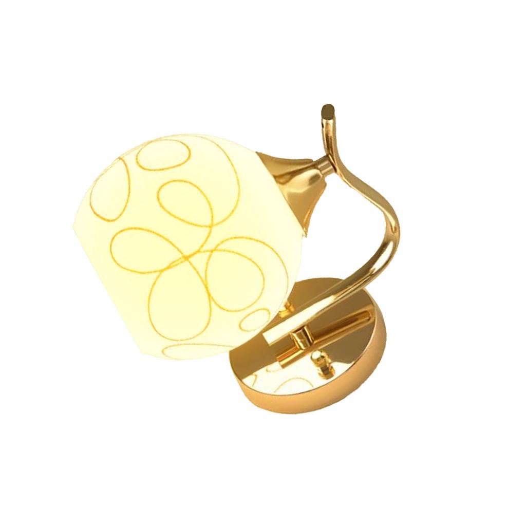 Wall Mounted Light Modern Minimalism Gold LED Wall Sconce Light for Bedside Hallway Bedroom 111V‑240V