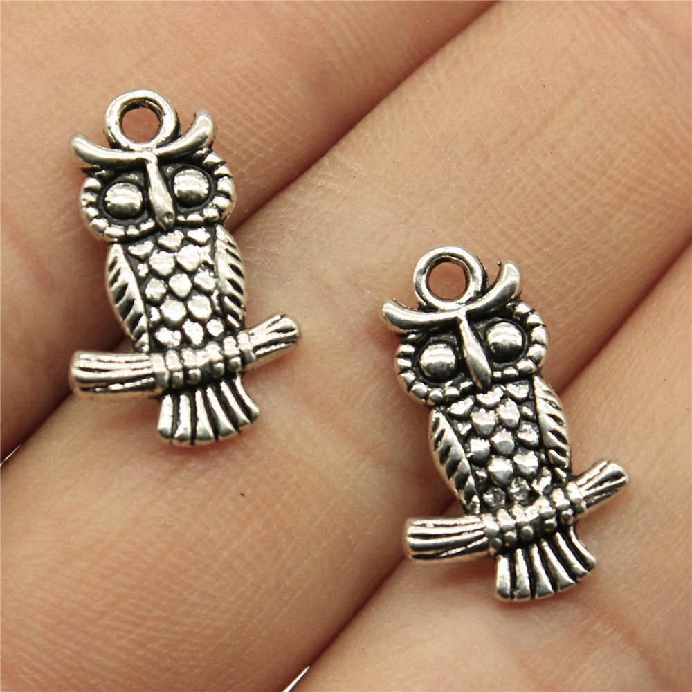 Owl Charms Pendant Female Jewellery Ethnic Materials