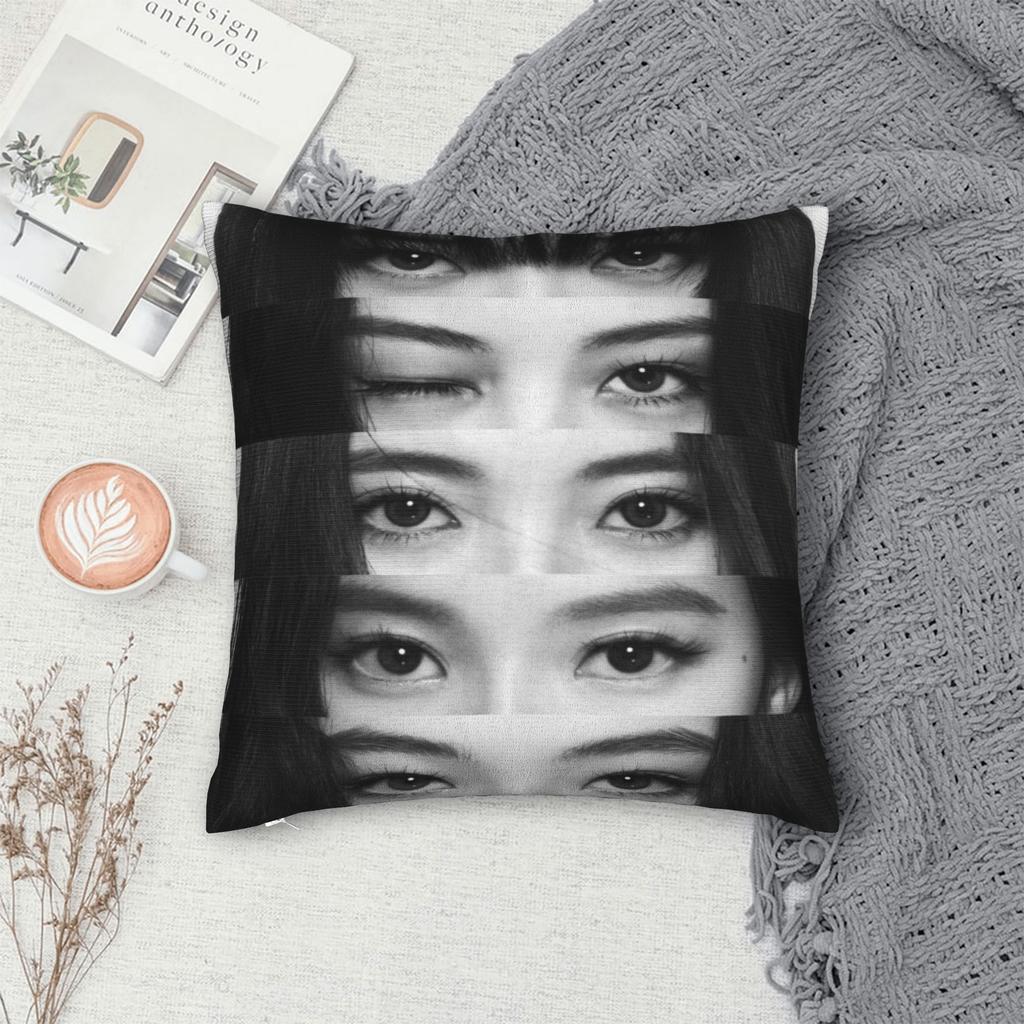 Meovv Kpop K-pop Girls Group Printed Pillowcases Cushion Cover  Throw Pillow Cover Warm Home Decor Square Multi-Size