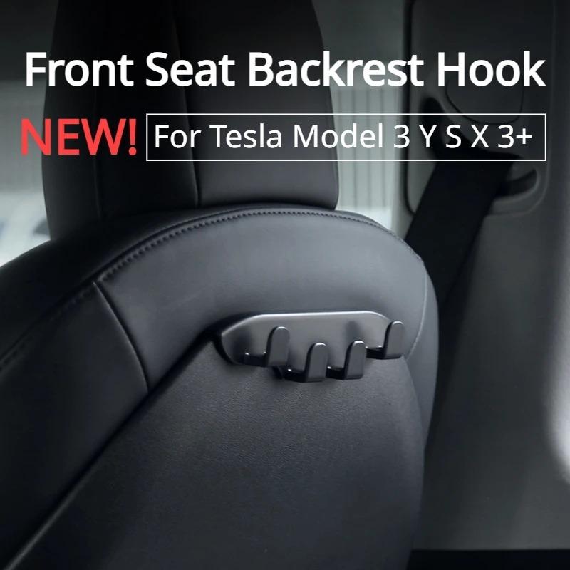 For Tesla Model 3 Y S X 3+ Highland Model Y Juniper 2025 Seat Backrest Hook Front Seat Hanger ABS Storage Rack Car Accessories