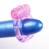Vibrating Waterproof Vibrator Cock Ring With Clitoral Stimulator Clit And Penis
