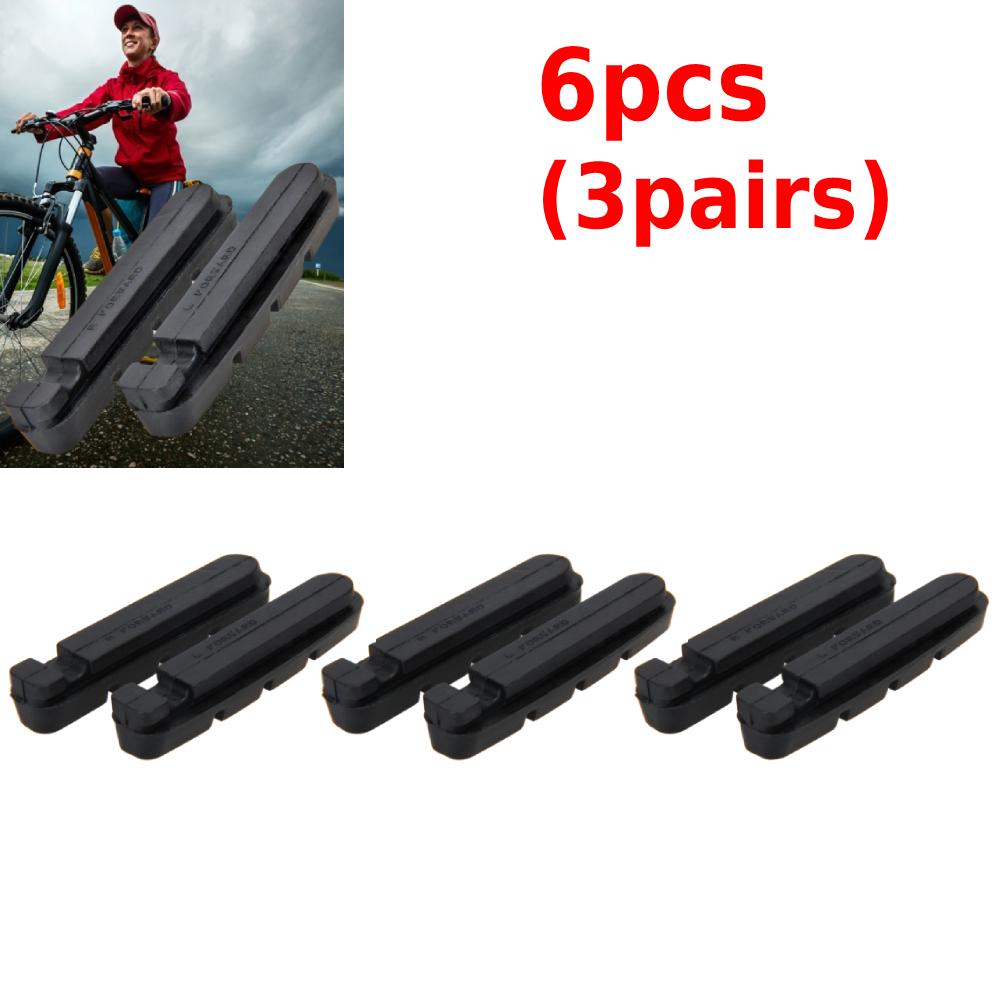2-10PCS Road Bike Brake Pads Shoes for Alloy Rims Dura Ace Ultegra 105 Cartridge Bike Cycling Brakes Cycling Accessories