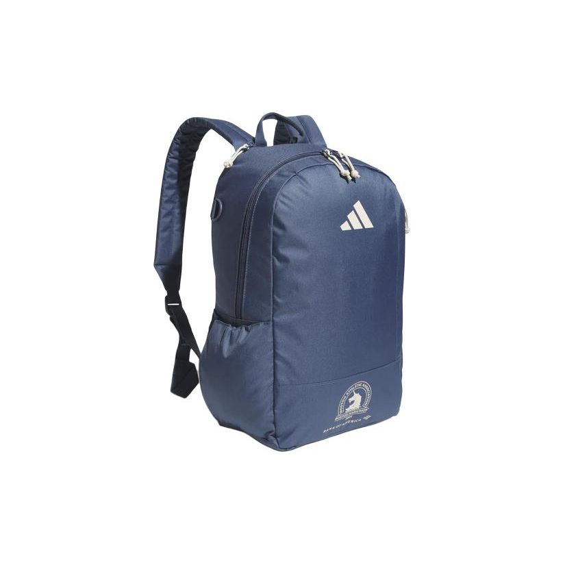 Adidas Solid Color Fashion Casual Commuter Zipper Backpack Unisex Backpack Dark-Blue IU8127 Ink Blue
